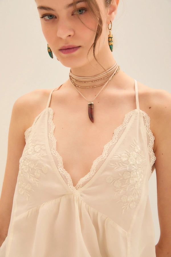 top blossom lace