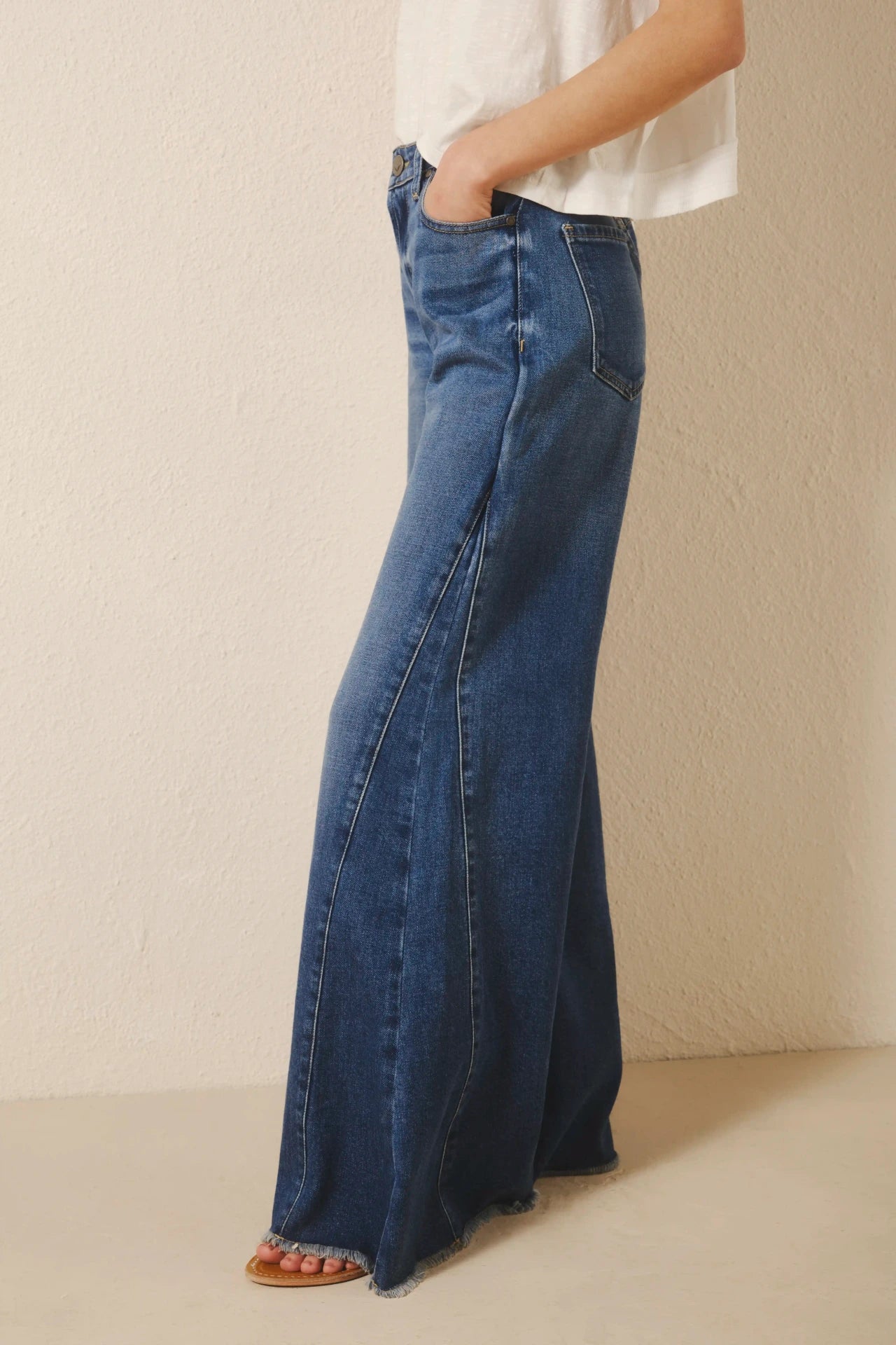 jean oxford patch blue
