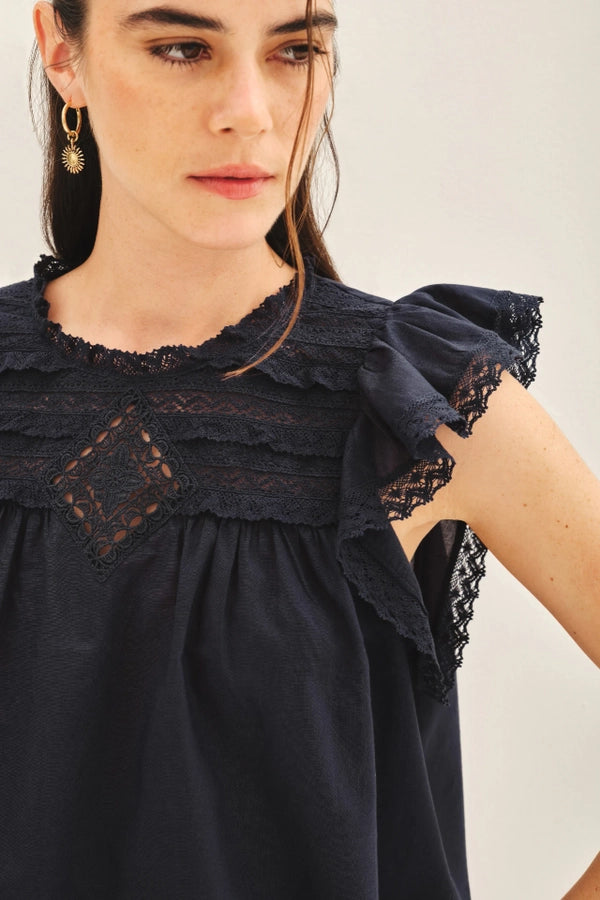 camisa agra lace