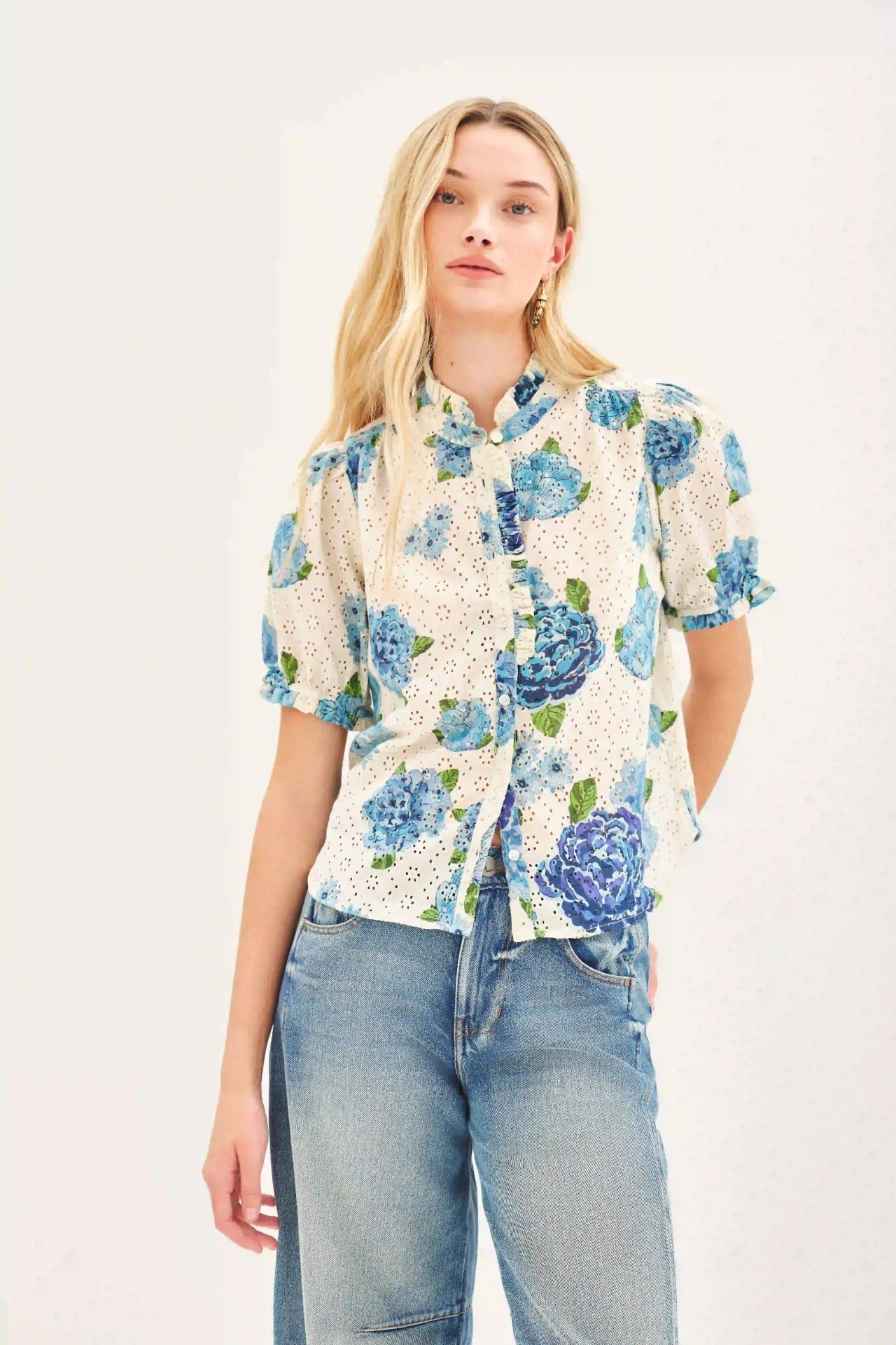 camisa bouquet aiko