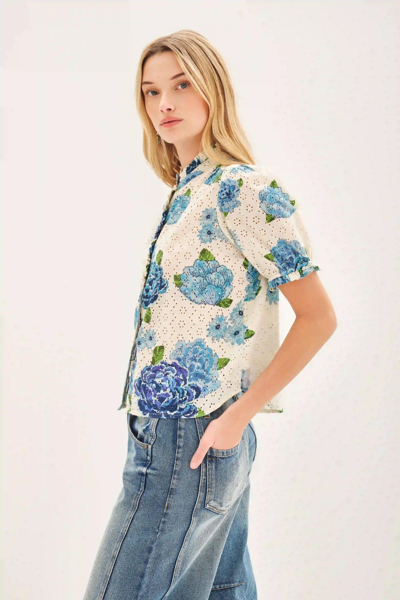 camisa bouquet aiko