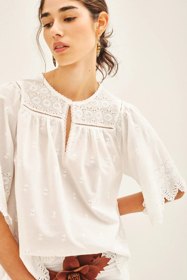camisa ruby lace
