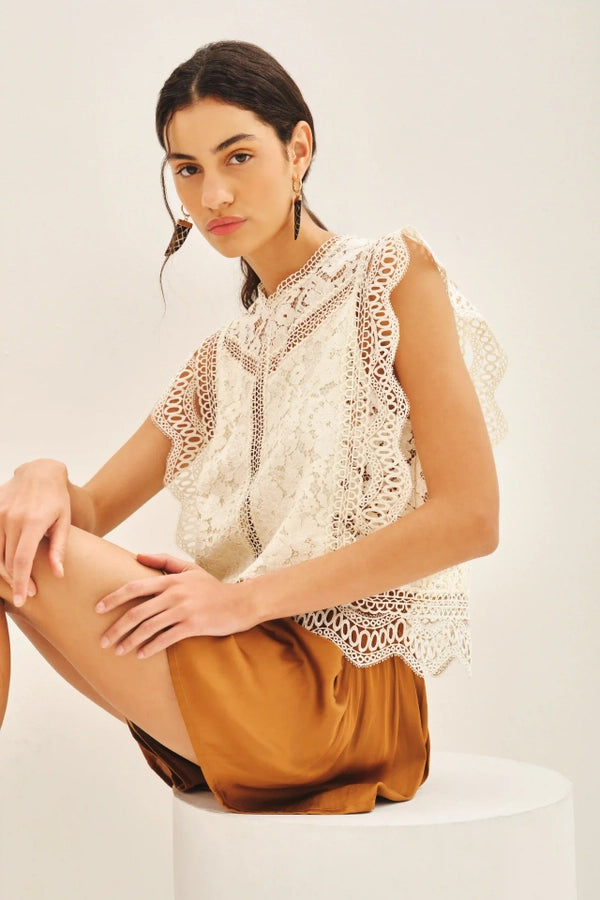 camisa kate lace