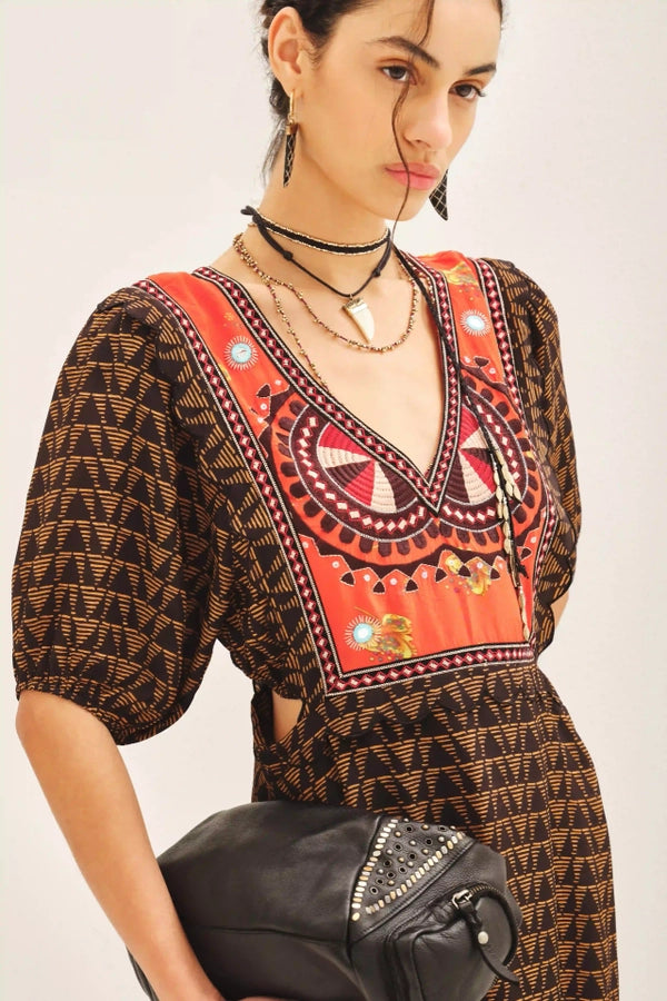 vestido caroline tencel