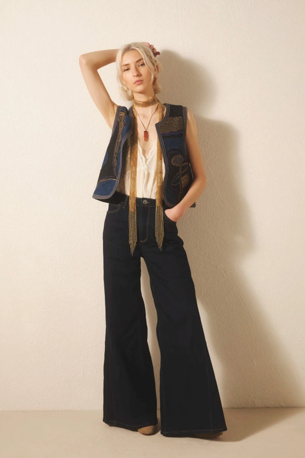 jean oxford patch raw